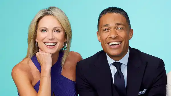 Good Morning America’s T.J. Holmes and Amy Robach Joke About Needing ‘Words of Wisdom’ Amid Romance Rumors 602