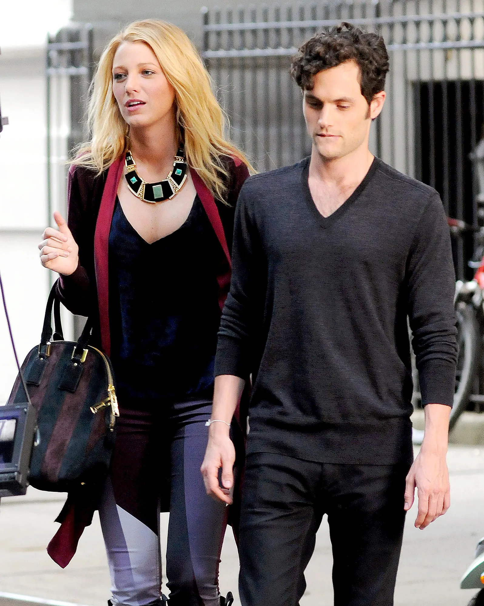 Gossip Girl Reboot Reveals What Happened to Dan and Serena After Finale - 595 'Gossip Girl' on set filming, New York, America - 28 Aug 2012