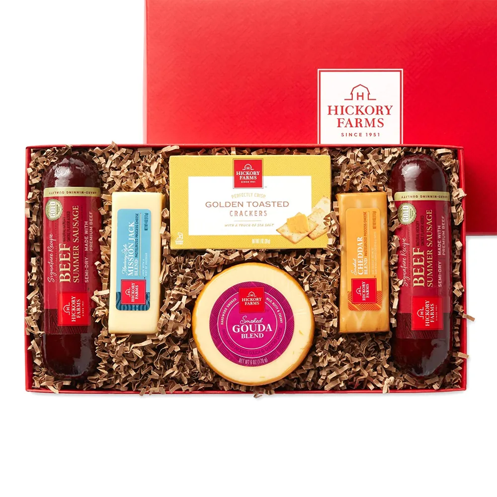 Hickory Farms Beef Summer Sausage & Cheese Medium Gift Box