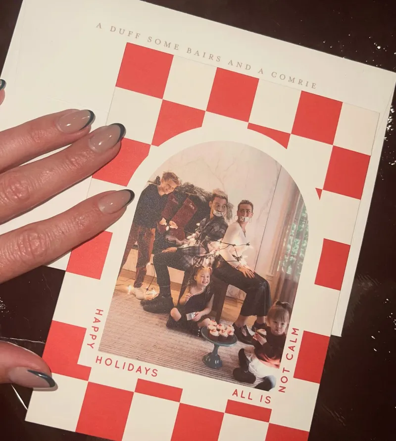 Hilary Duff and Matthew Koma Hilarious Christmas Card Laura Moll