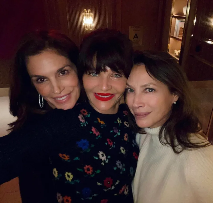 Cindy Crawford, Christy Turlington, Helena Christensen Reunite