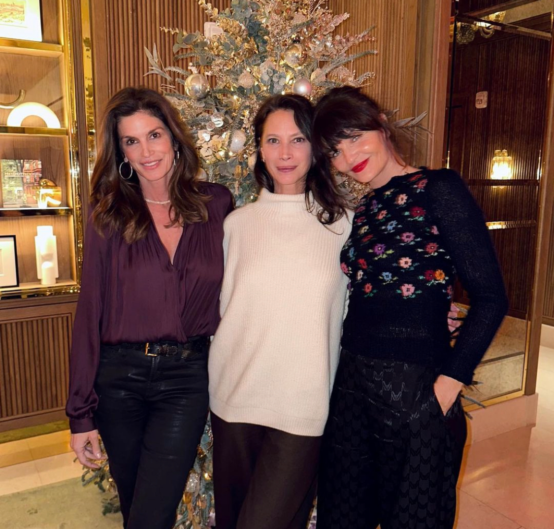 Cindy Crawford, Christy Turlington, Helena Christensen Reunite