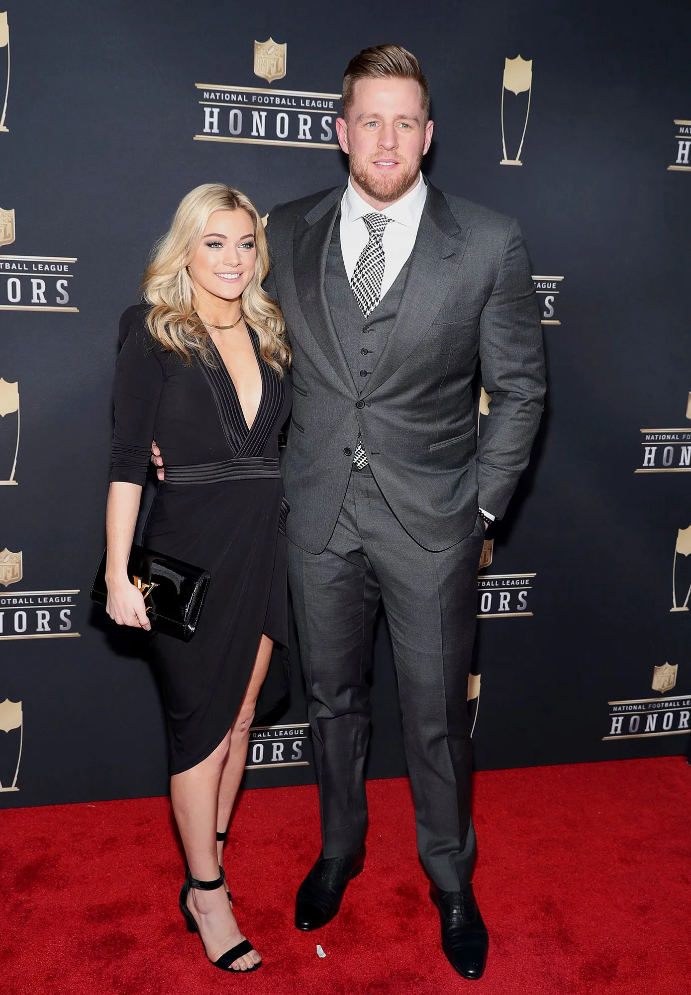 - JJ Watt and Kealia Ohai&rsquo;s Relationship Timeline- From Dating to Retirement - 376 NFL Honors, University of Minnesota, Minneapolis, USA - 03 Feb 2018