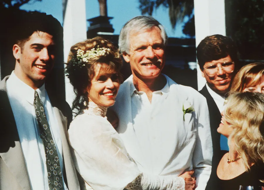 Jane Fonda Through the Years- Oscar Wins, TV Stardom, Activism and More - 555 WEDDING FONDA/TURNER, CAPPS, USA