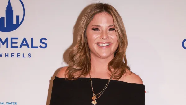 Jenna Bush Hager's Daughter Mila Stops by 'Today' Show, Reveals Mom 'Never Wears Underwear' black jumpsuit