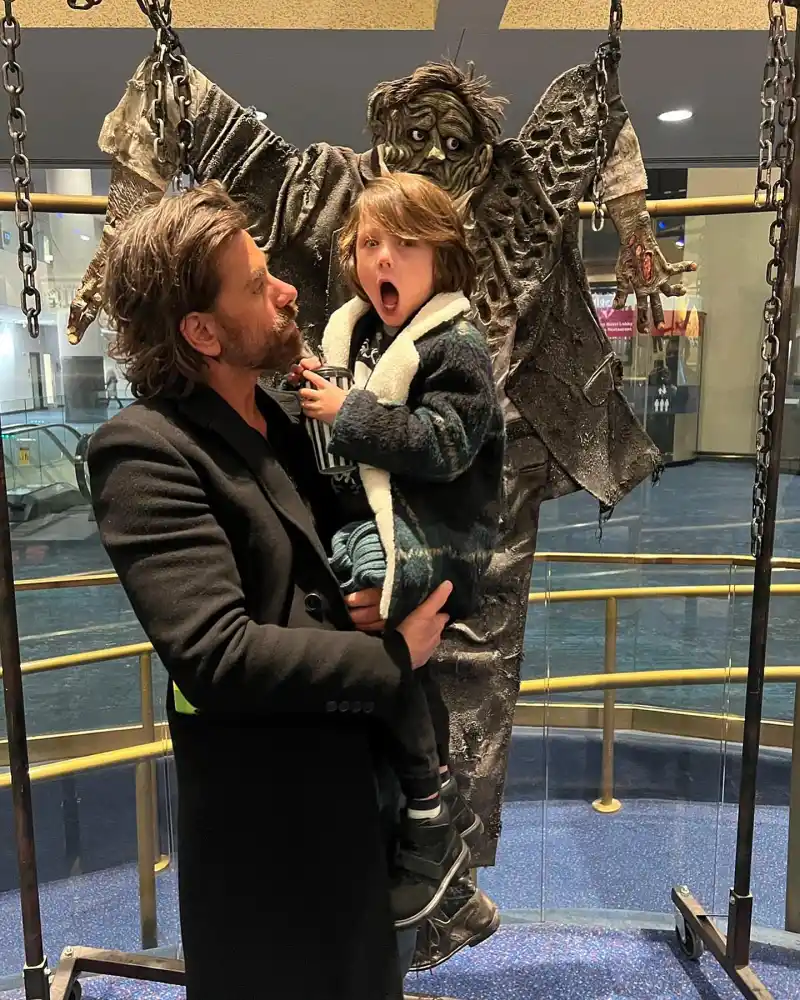 John Stamos Tours the Big Apple With Son Billy