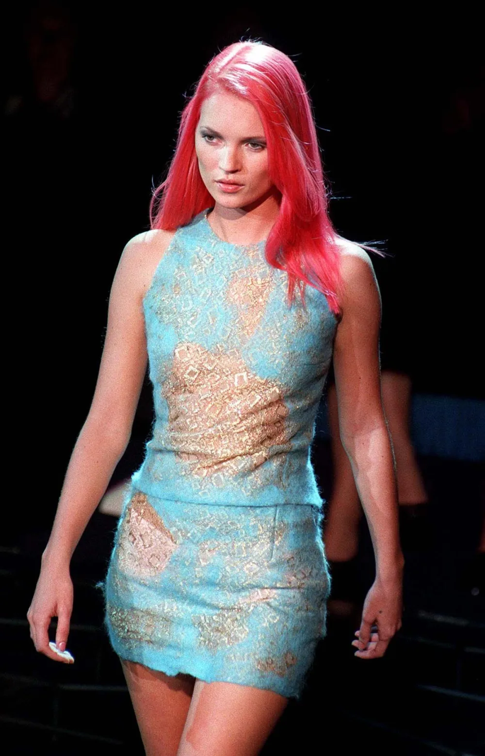 Kate Moss Debuts Pink Hair in Marc Jacobs Campaign