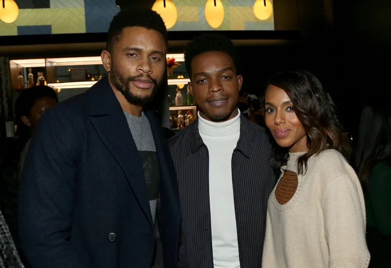 Kerry Washington and Husband Nnamdi Asomugha's Relationship Timeline cream colored sweater