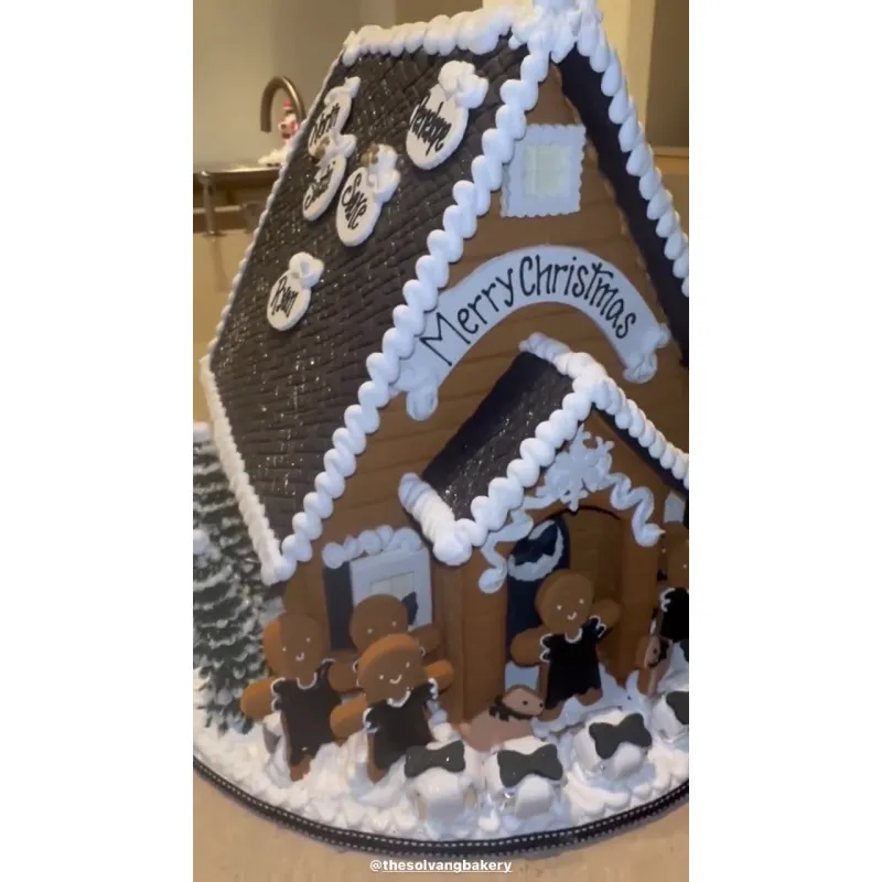 Kim Kardashian Shares Her Family and Kids’ Personalized Gingerbread Houses for 2022 Holiday Season