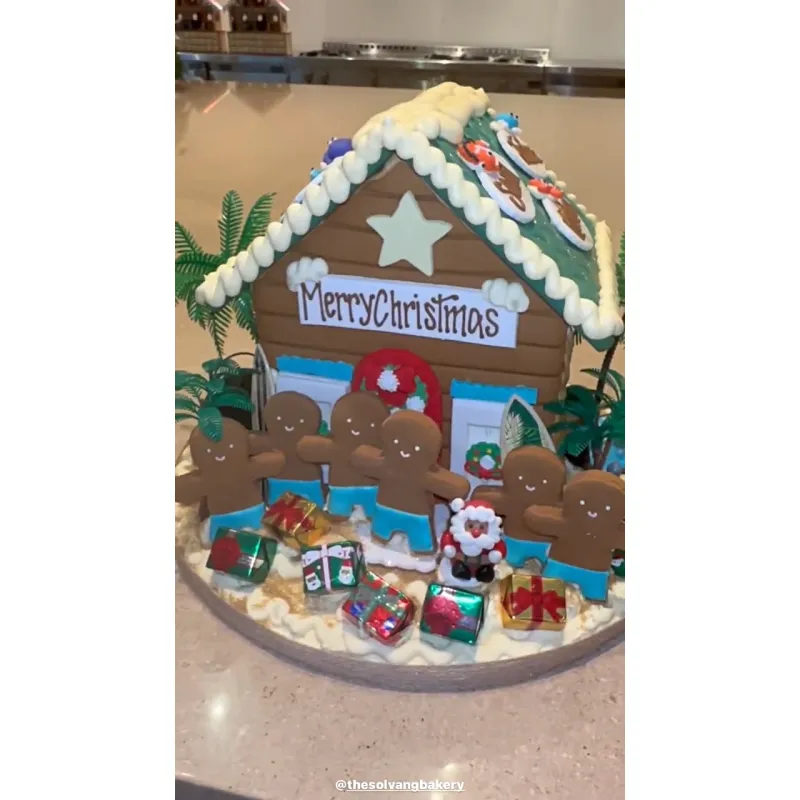 Kim Kardashian Shares Her Family and Kids’ Personalized Gingerbread Houses for 2022 Holiday Season