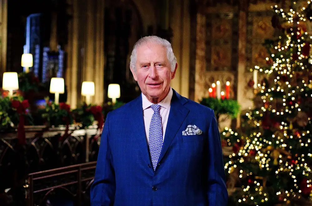 King Charles III Filmed Christmas Address at St. George&rsquo;s Chapel Months After Queen Elizabeth II&rsquo;s Committal Service