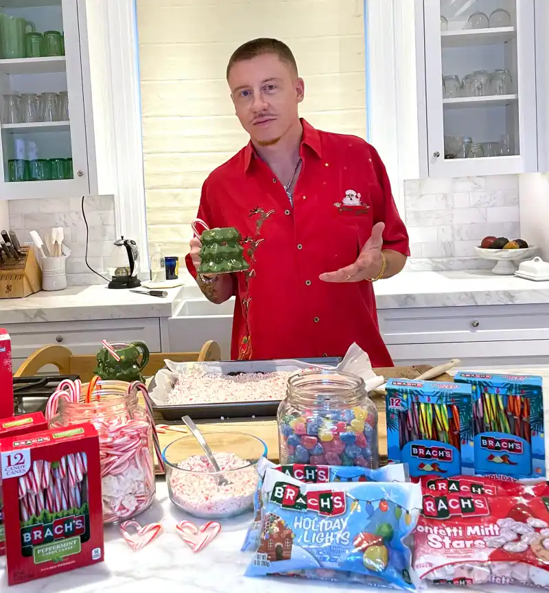 Hot pics Macklemore shares his favorite holiday traditions featuring BRACH’S Candy Canes