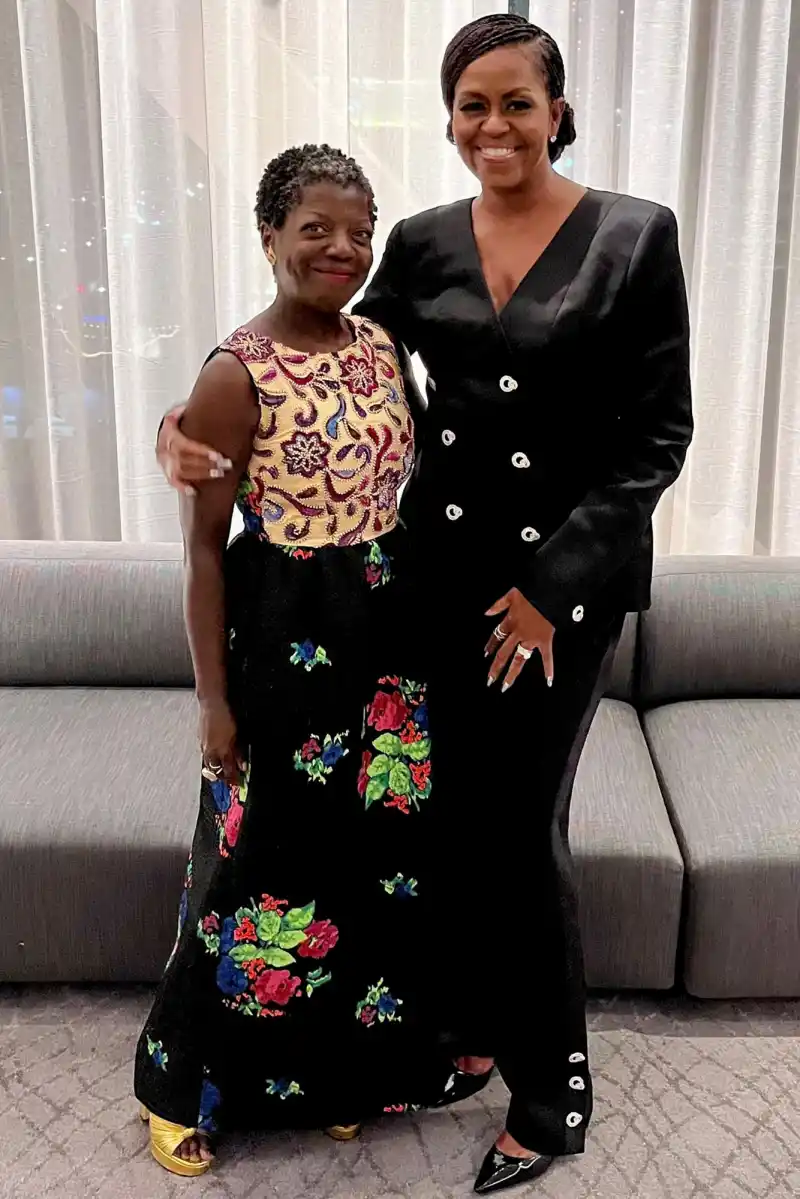 Michelle Obama's post-White House style black suit