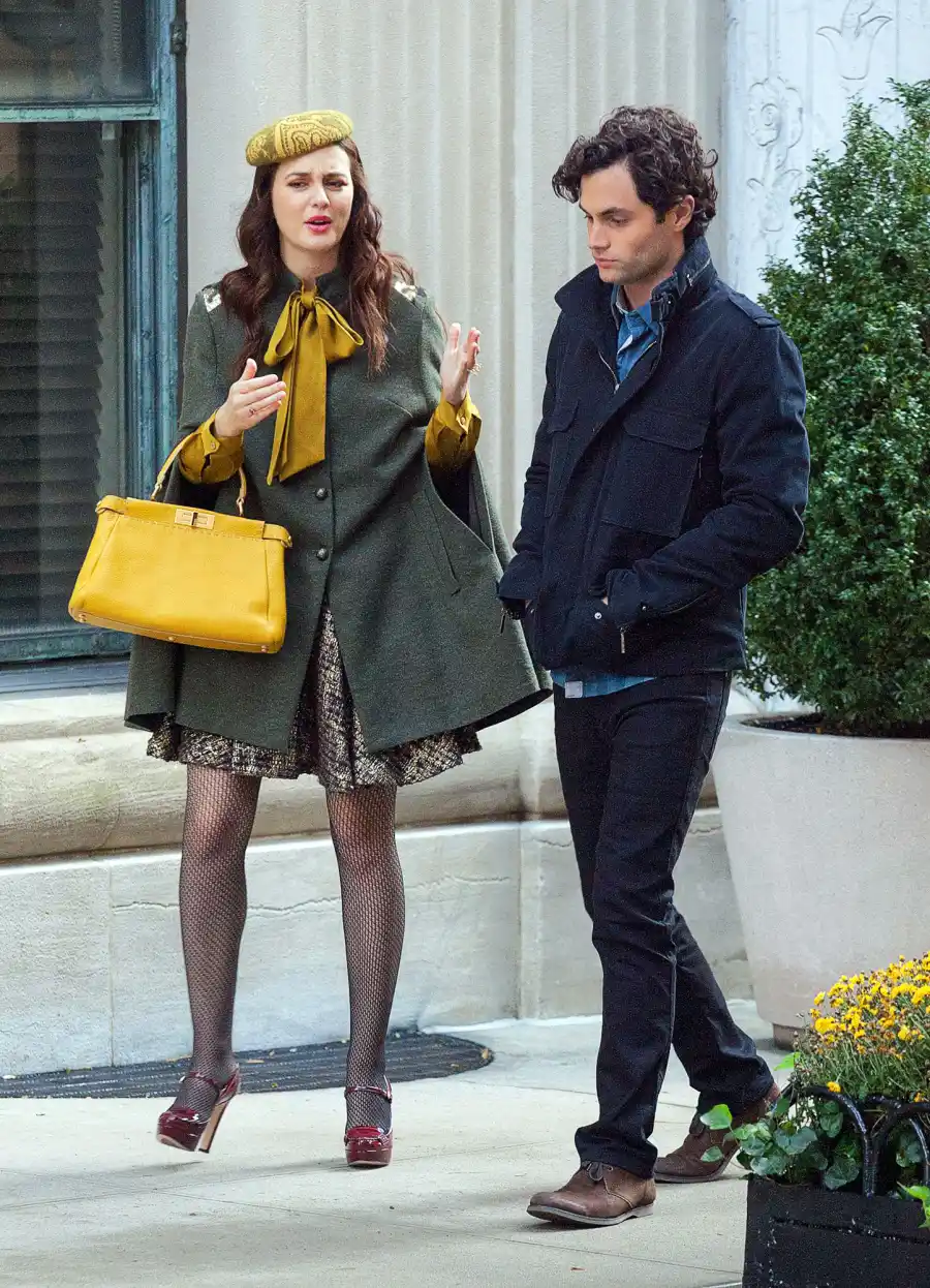 Most Polarizing TV and Movie Couples Through the Years- From Star Wars' Reylo to Buffy's Spuffy - 080 'Gossip Girl' on set filming, New York, America - 31 Oct 2011