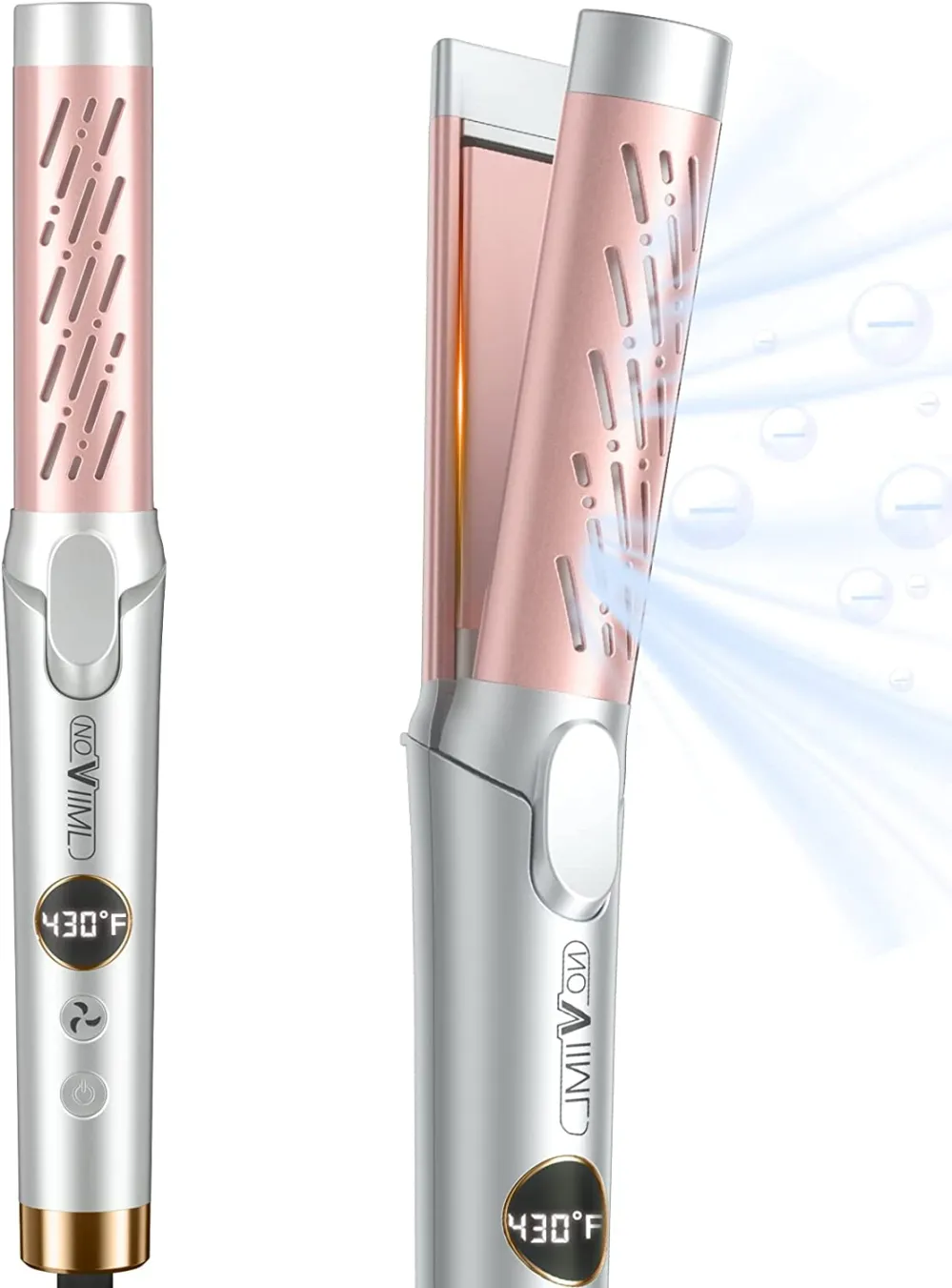 NOVIIML Curling Iron with 360&deg; Airflow Styler