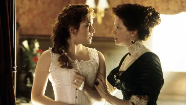 No One Could Breathe on Titanic Set Due to Tight Corsets white corsets