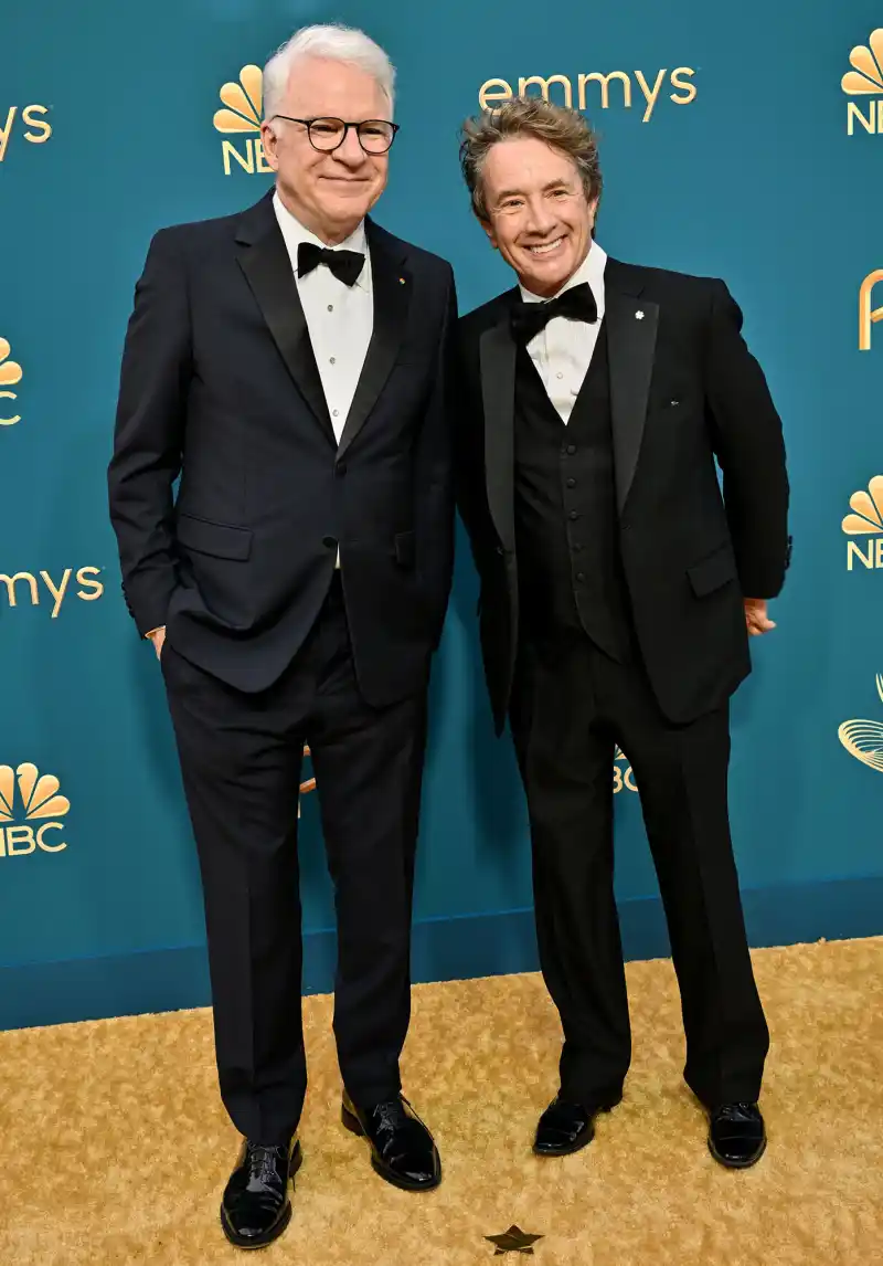 'Only Murders in the Building' Stars Steve Martin and Martin Short Cohost ‘Saturday Night Live’ at the Emmy's