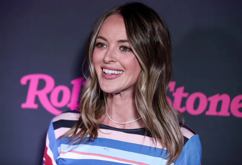 Pregnant Kaitlynn Carter Claps Back at Troll Who Asks Why She 'Constantly' Wears Clothes That 'Don't Fit' striped shirt