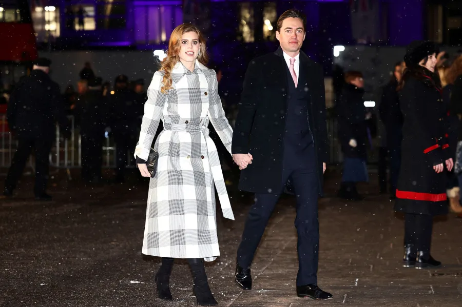 Prince George and Princess Charlotte Match Their Parents at Princess Kate's Christmas Concert - 251 Royals, London, United Kingdom - 15 Dec 2022 Princess Beatrice and Edoardo Mapelli Mozzi