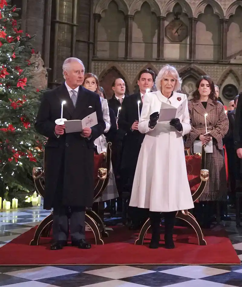 Prince George and Princess Charlotte Match Their Parents at Princess Kate's Christmas Concert - 253 King Charles III, Camilla the Queen Consort Royals, London, United Kingdom - 15 Dec 2022