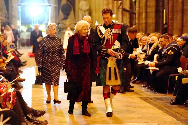 Prince George and Princess Charlotte Match Their Parents at Princess Kate's Christmas Concert - 255 Princess Alexandra Christmas carol service at Westminster Abbey, London, UK - 15 Dec 2022
