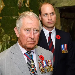 Prince Harry and Father King Charles III's Ups and Downs Through the Years- A Timeline - 268 100th Anniversary of The Battle of Vimy Ridge, France - 09 Apr 2017