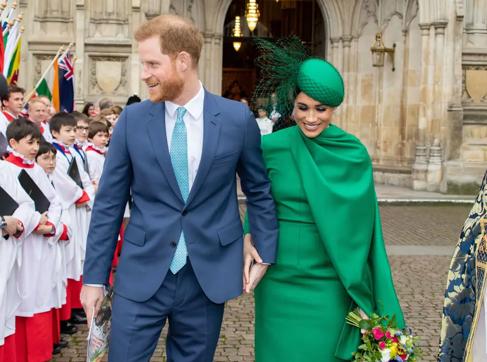 Prince Harry and Meghan Markle Break Down &lsquo;Cold&rsquo; March 2020 Engagement at Westminster Abbey Following Royal Exit: 'Felt Really Distant' blue tie