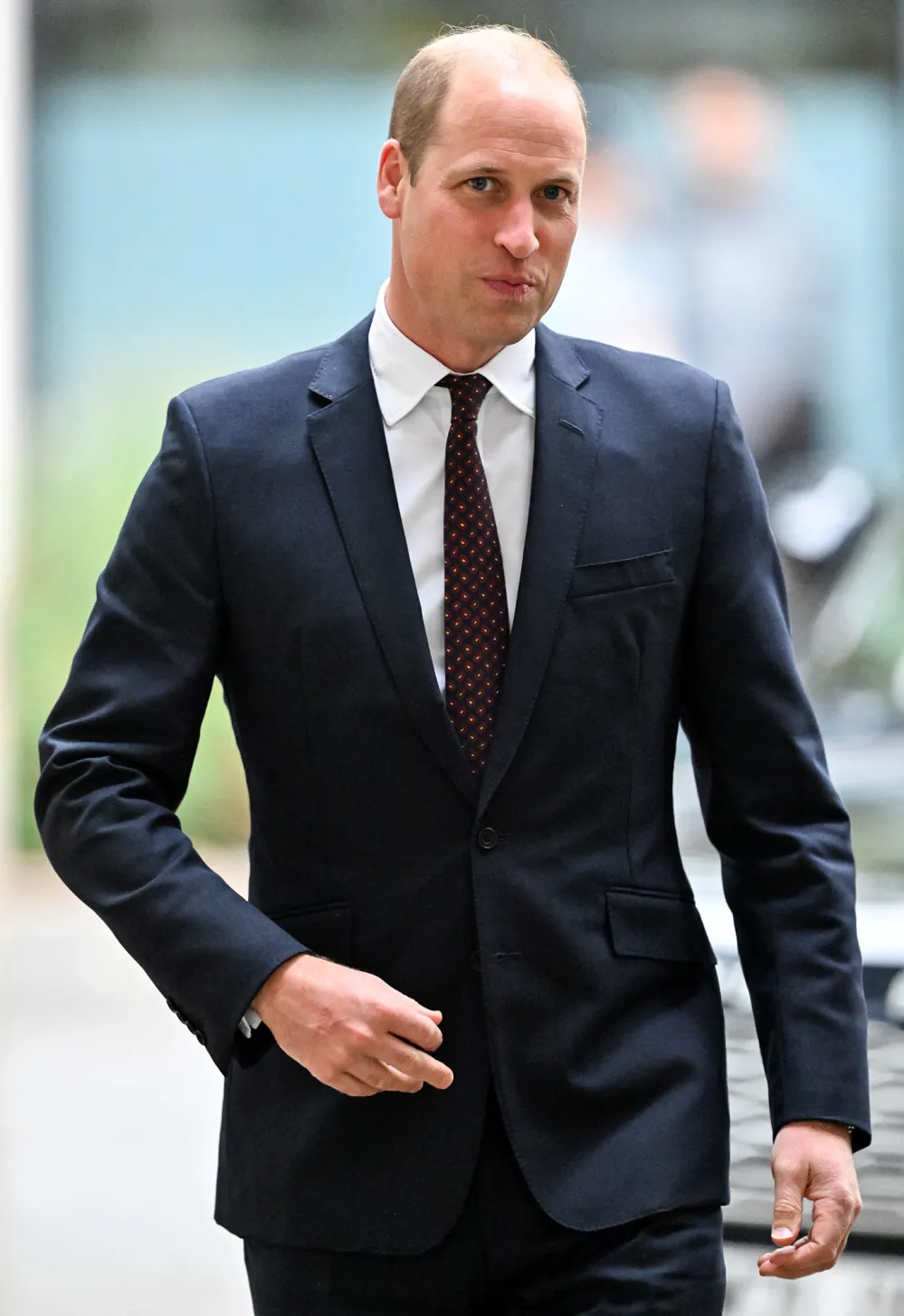 Prince William's 'Conflict' With Prince Harry Has Heightened After Netflix's 'Harry & Meghan' Exposes 'Dirty Laundry' polka dot tie