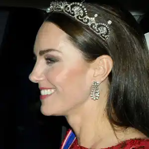 Princess Kate Sparkles in Lotus Flower Tiara for Annual Diplomatic Reception With Prince William 747 Diplomatic reception at Buckingham Palace, London, UK - 06 Dec 2022