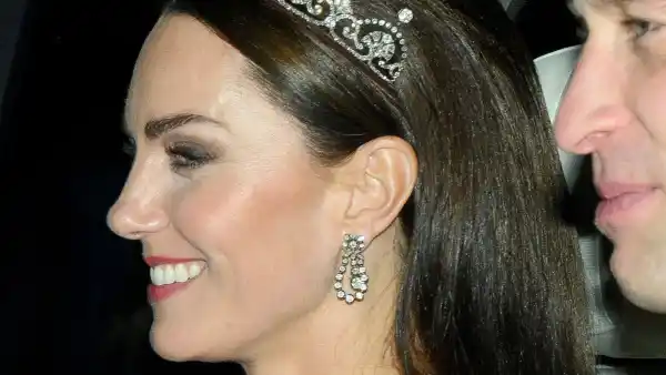 Princess Kate Sparkles in Lotus Flower Tiara for Annual Diplomatic Reception With Prince William 747 Diplomatic reception at Buckingham Palace, London, UK - 06 Dec 2022