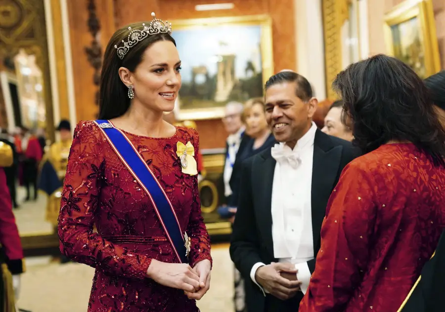 Princess Kate Tiara 754 Royals, London, United Kingdom - 06 Dec 2022 Britain's Kate, Princess of Wales during a Diplomatic Corps reception at Buckingham Palace in London