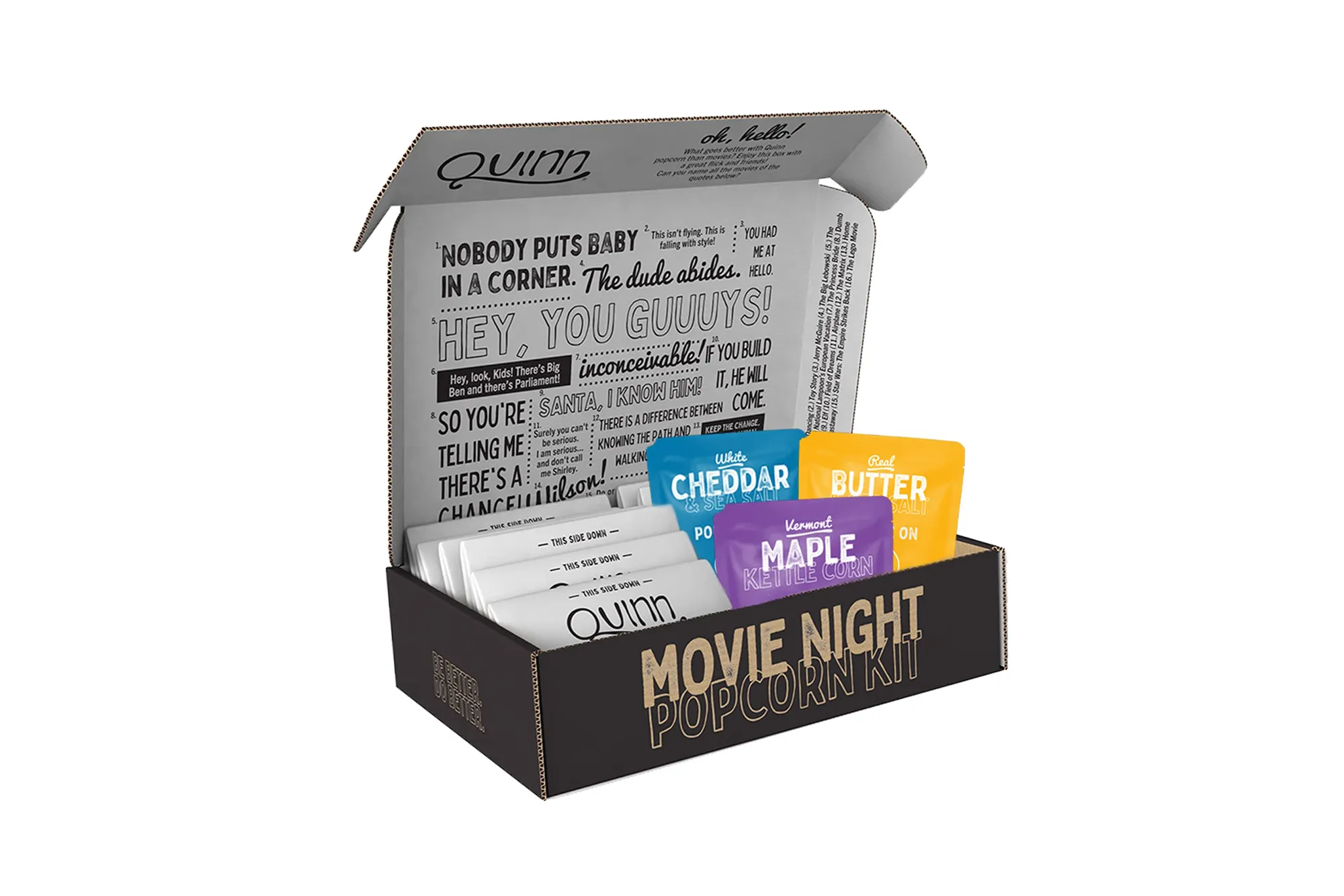 Quinn Movie Night Microwave Popcorn Variety Pack