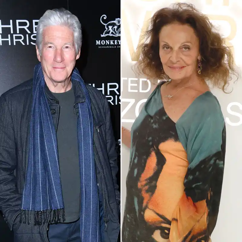 Richard Gere’s Dating History: Cindy Crawford, Alejandra Silva and More Diane Von Furstenberg