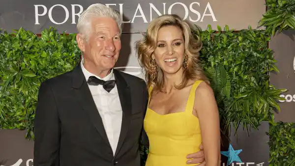 Richard Gere's Sweetest Photos With His 3 Sons, Wife Alejandra Silva Through the Years: Family Album yellow gown