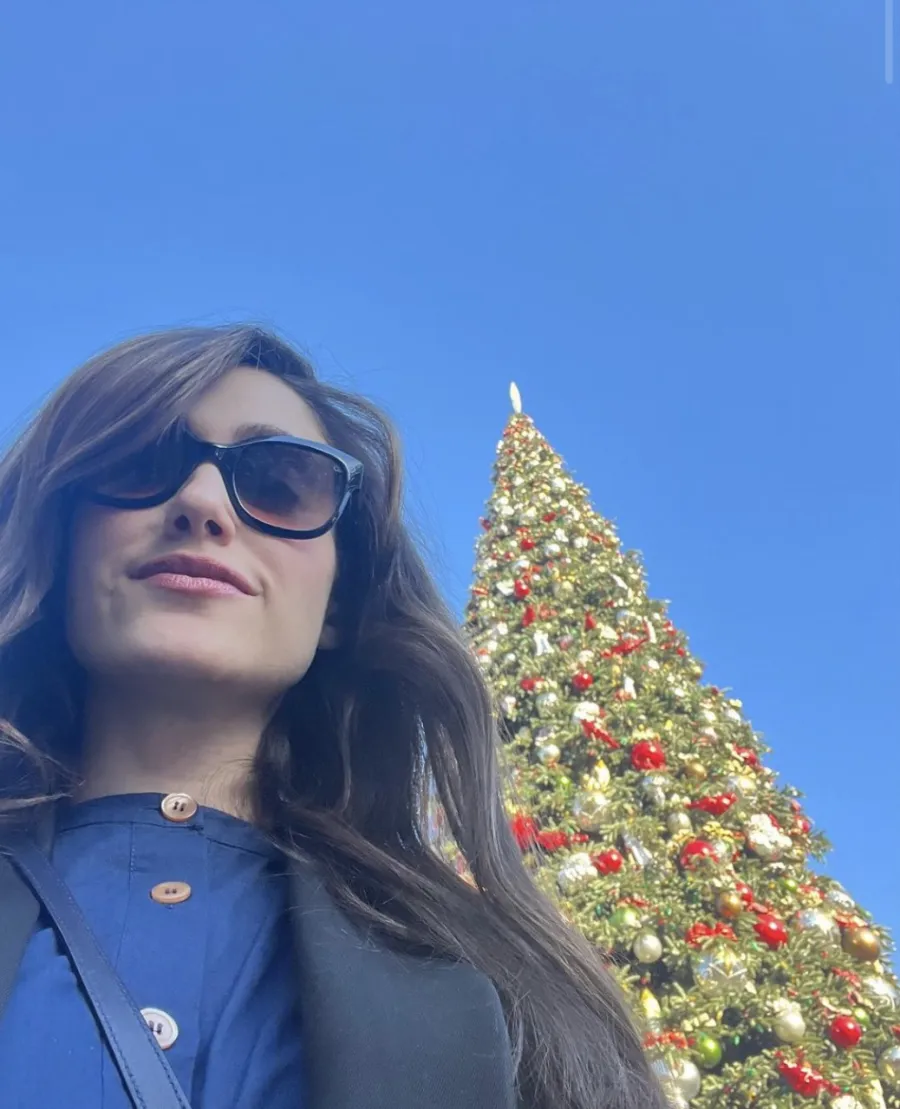 Emmy Rossum at Disneyland December 2022