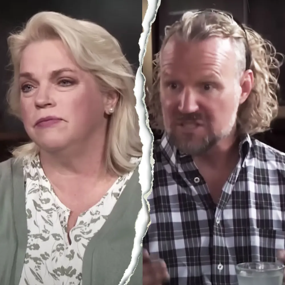 Sister Wives&rsquo; Janelle Brown Reveals She and Kody Have Been &lsquo;Separated for Months&rsquo; After Season 17 Drama, More Tell-All Bombshells green sweater checkered shirt