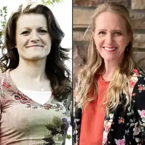 Sister Wives’ Robyn Brown Details Christine Feud, Blames Her for Meri and Kody Not Reconciling: ‘I Don’t Want to Talk Bad About Her’ salmon color shirt