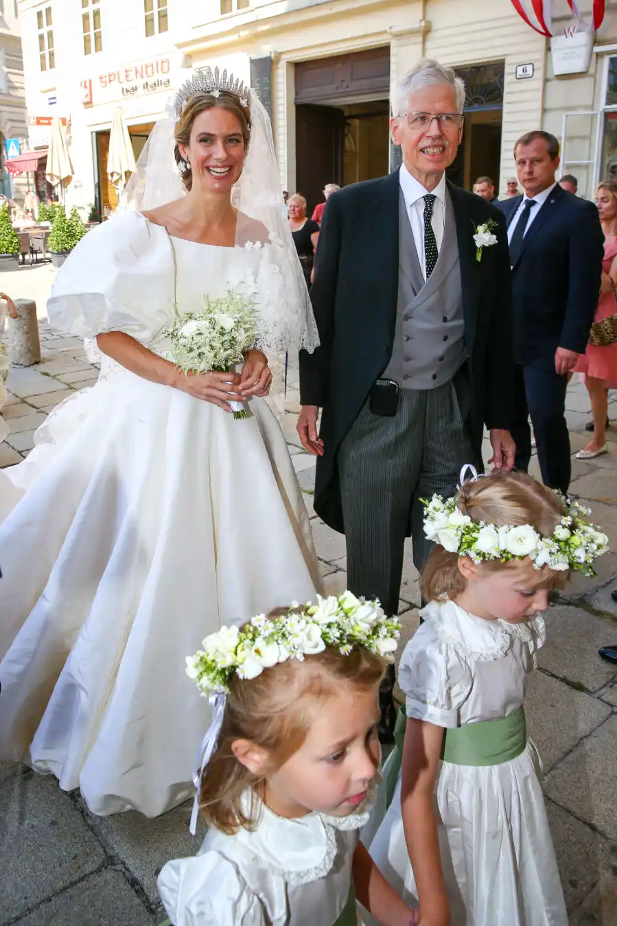 Wedding of Princess Maria Anunciata of Liechtenstein and Emanuele Musini, Schottenkirche, Vienna, Austria - 05 Sep 2021