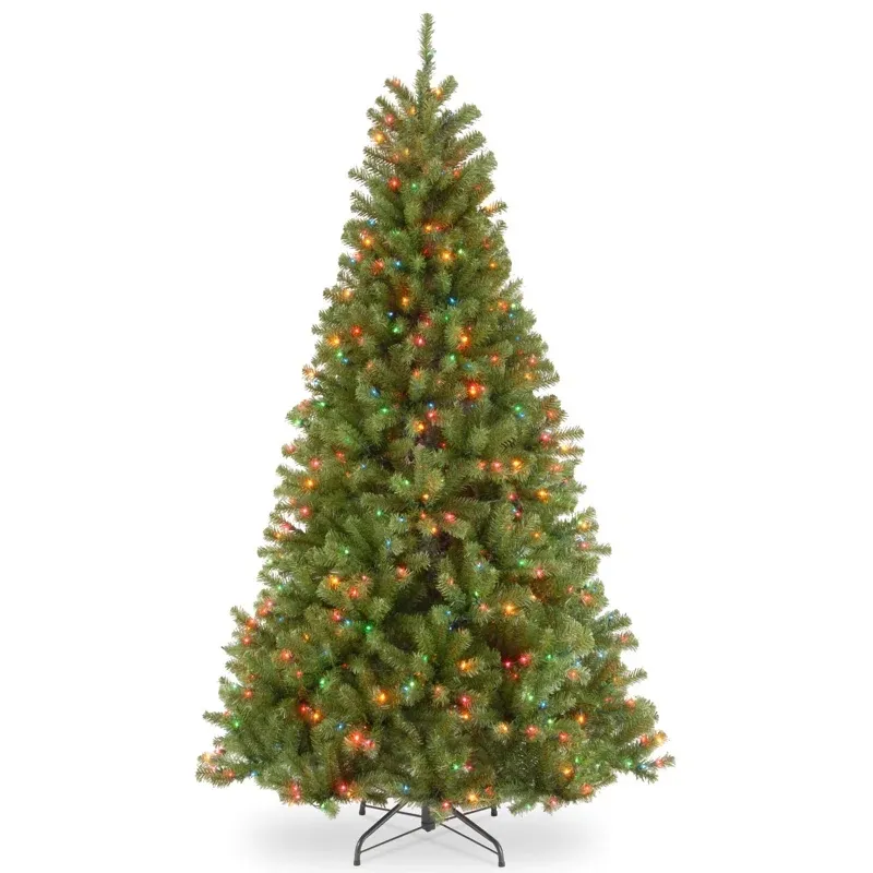 Three Posts&trade; North Valley 7' Lighted Faux Spruce Christmas Tree