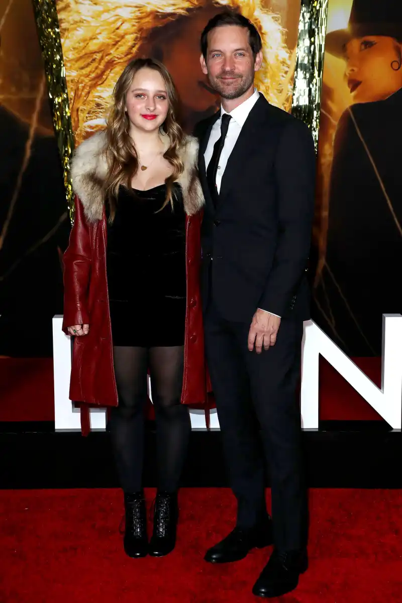 Tobey Maguire Brings Daughter Ruby 16 to Babylon Premiere