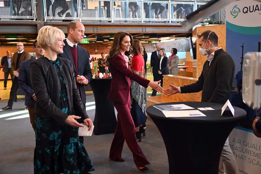 William, Kate Put on Happy Faces Hours After Harry's Netflix Trailer Drops