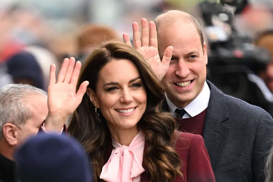 William, Kate Put on Happy Faces Hours After Harry's Netflix Trailer Drops