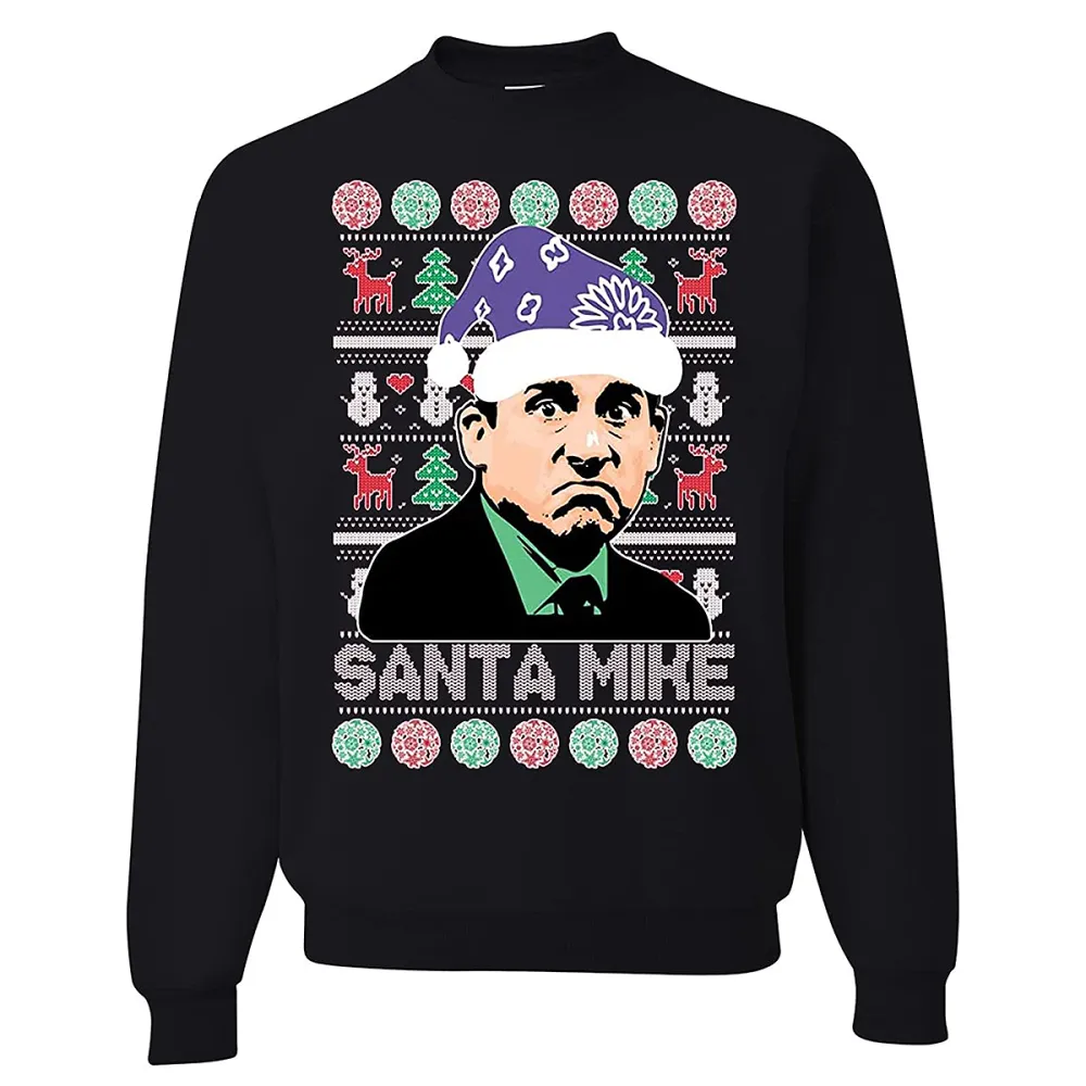 amazon-ugly-christmas-sweaters-for-men-santa-mike-office