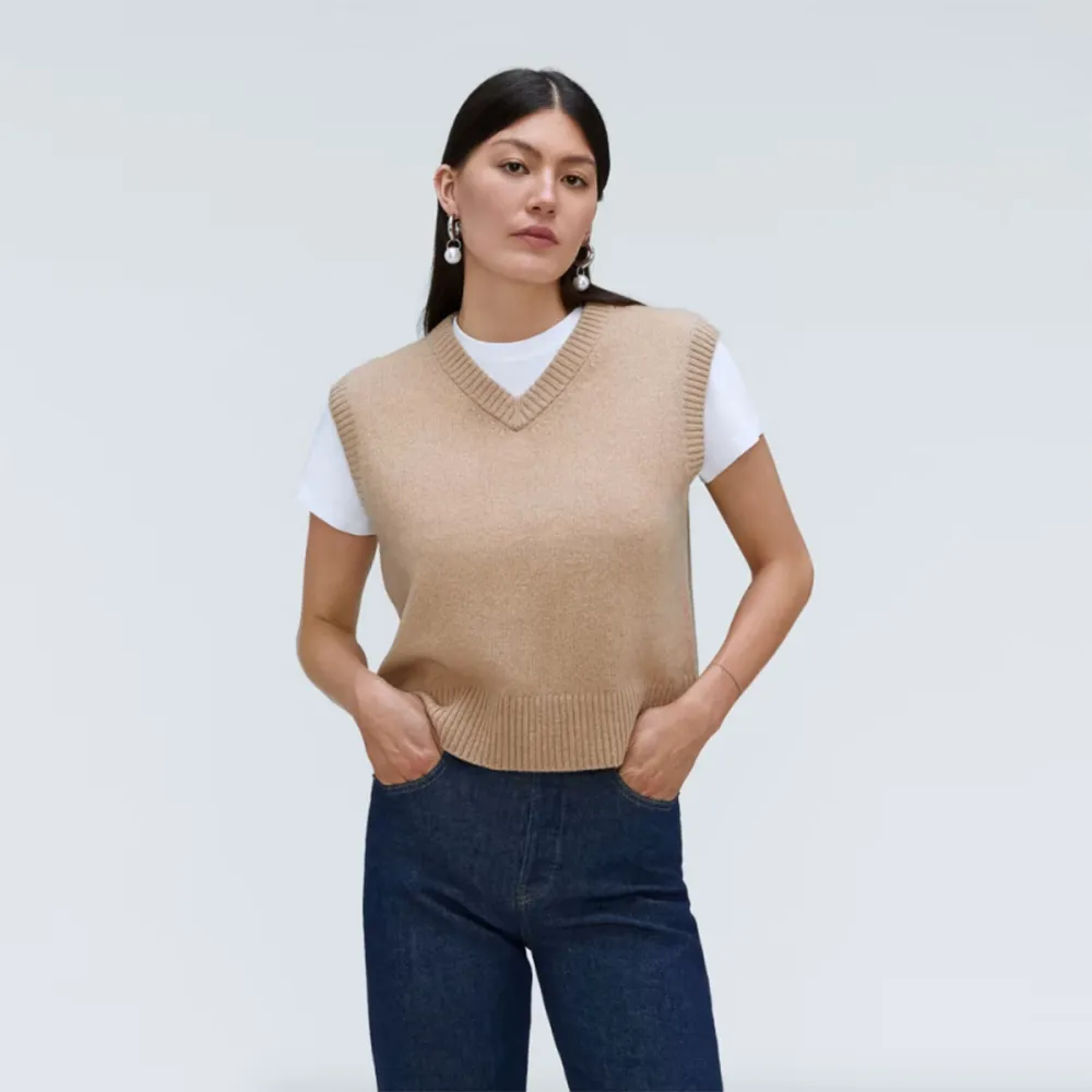 best-cashmere-pieces-everlane-sweater-vest