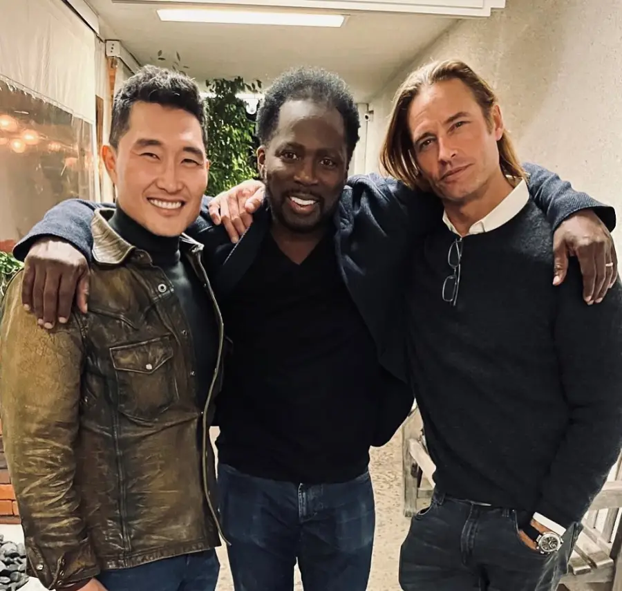Lost's Josh Holloway, Daniel Dae Kim, Harold Perrineau Have Holiday Reunion