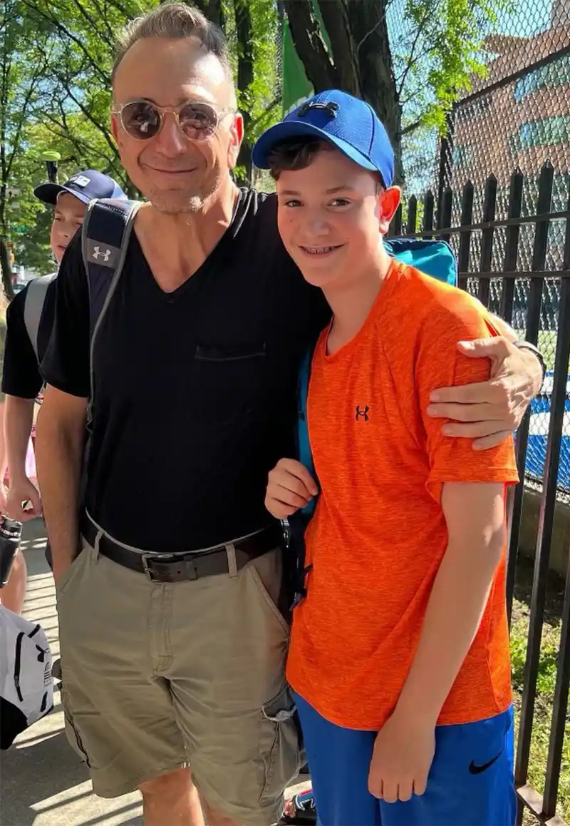 Hank Azaria and Son