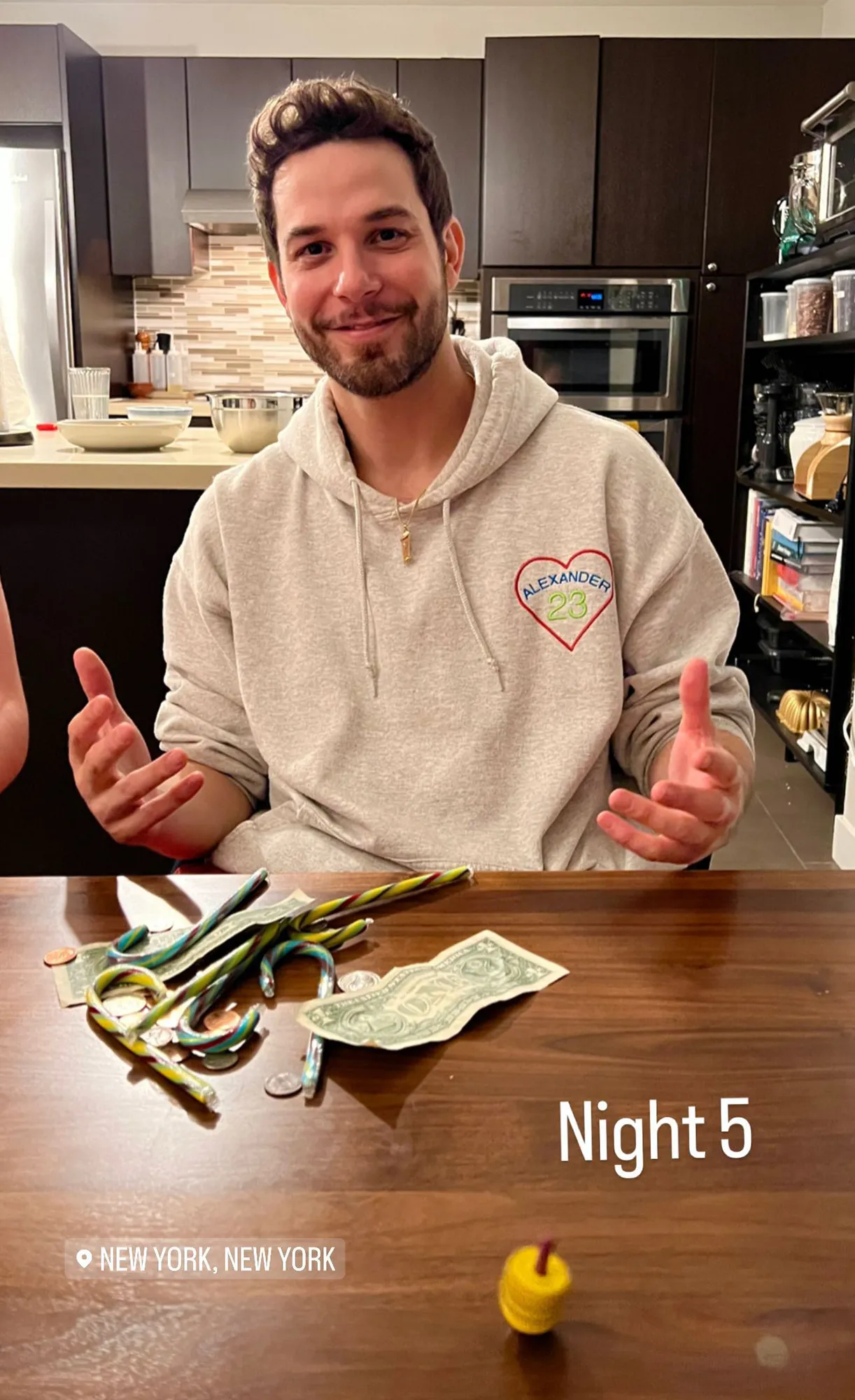 Night 5! See Skylar Astin and More Stars Celebrating Hanukkah 2022