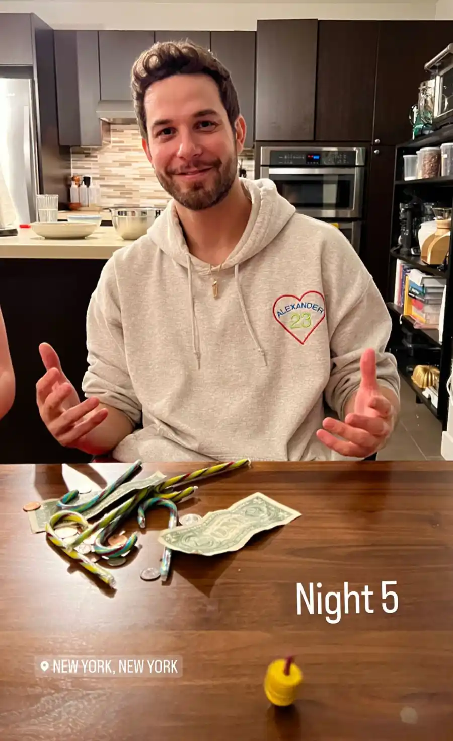 Night 5! See Skylar Astin and More Stars Celebrating Hanukkah 2022