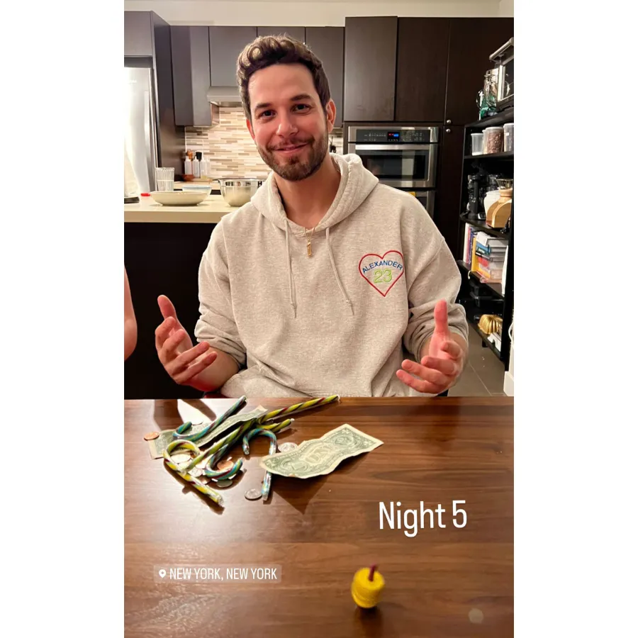 Night 5! See Skylar Astin and More Stars Celebrating Hanukkah 2022