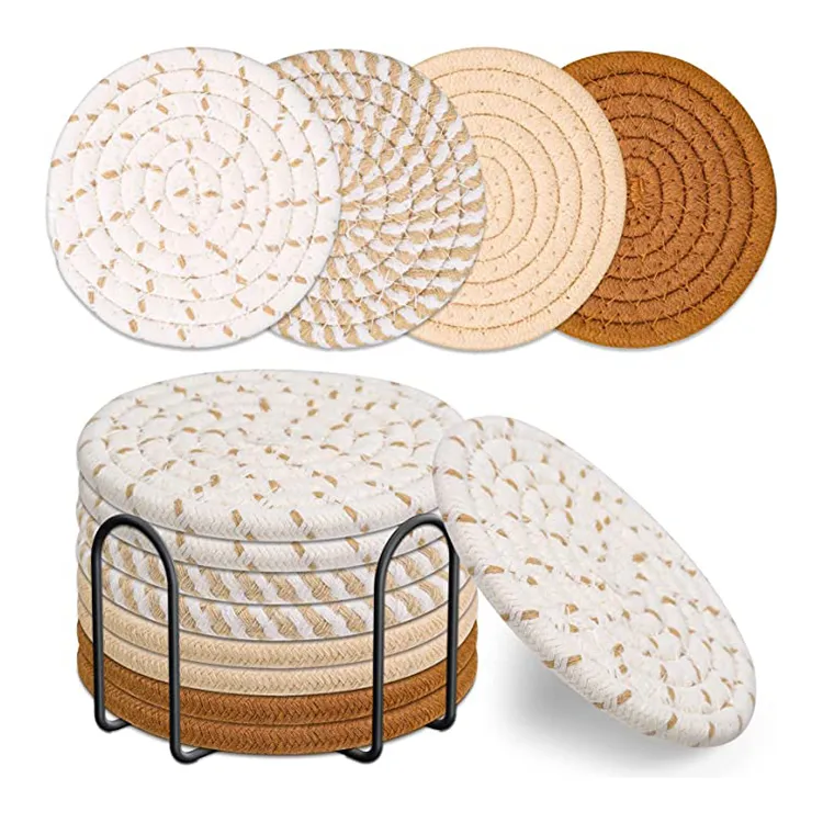 woven coaster set